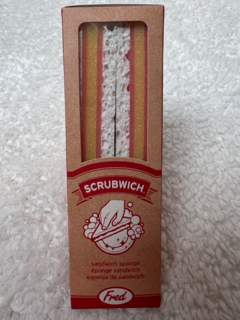 Fred & Friends "SCRUBWICH" Sandwich Sponge Pair